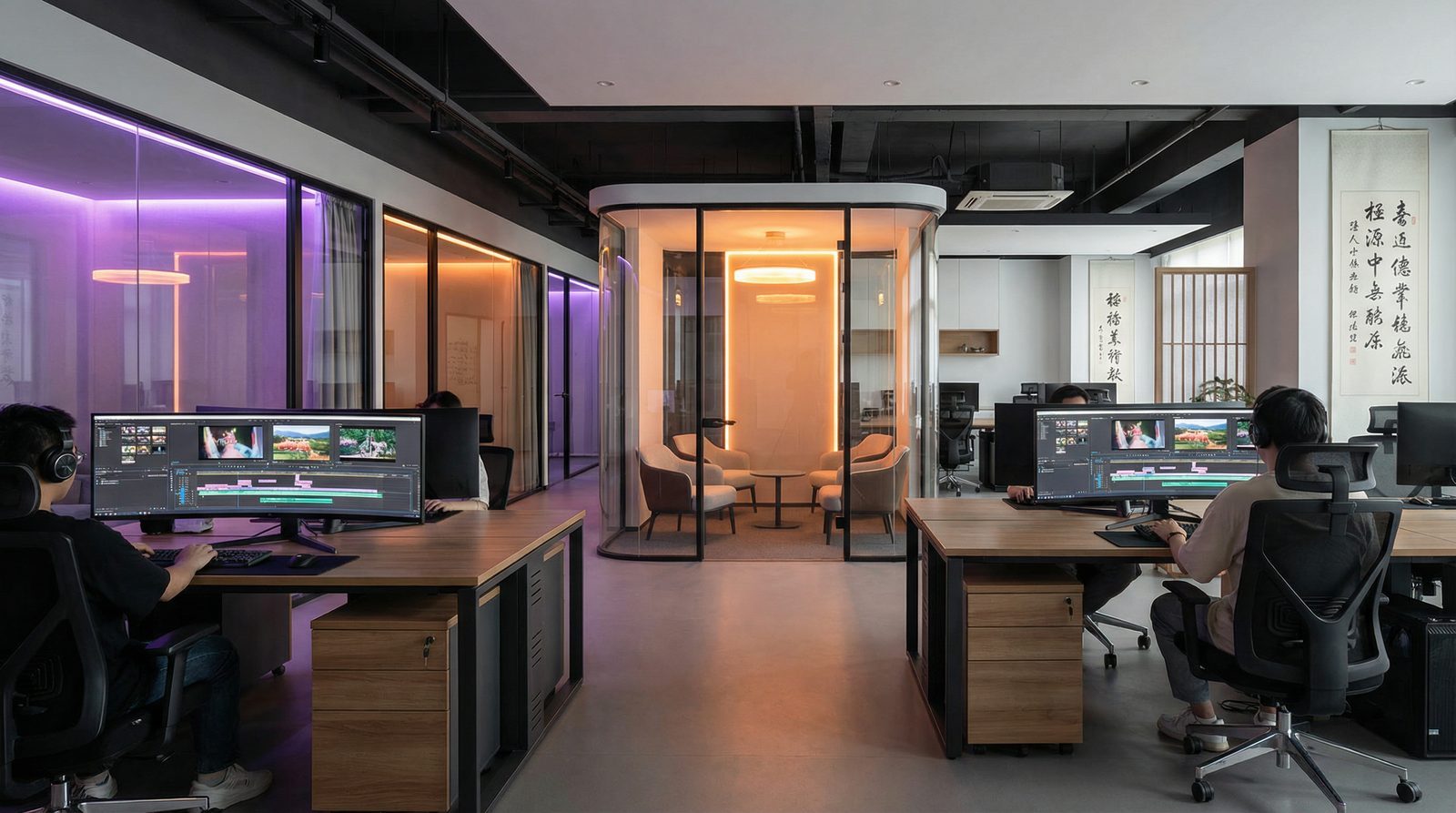 青柠视频公司办公环境